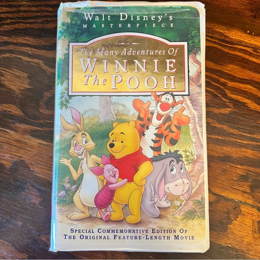 Disney's Winnie the Pooh and Tigger Movie VHS Set - Colorful Covers